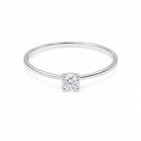 Anillo Idee Preziose dal 1987 Mujer in Oro blanco Zircone IP.AK18B/119